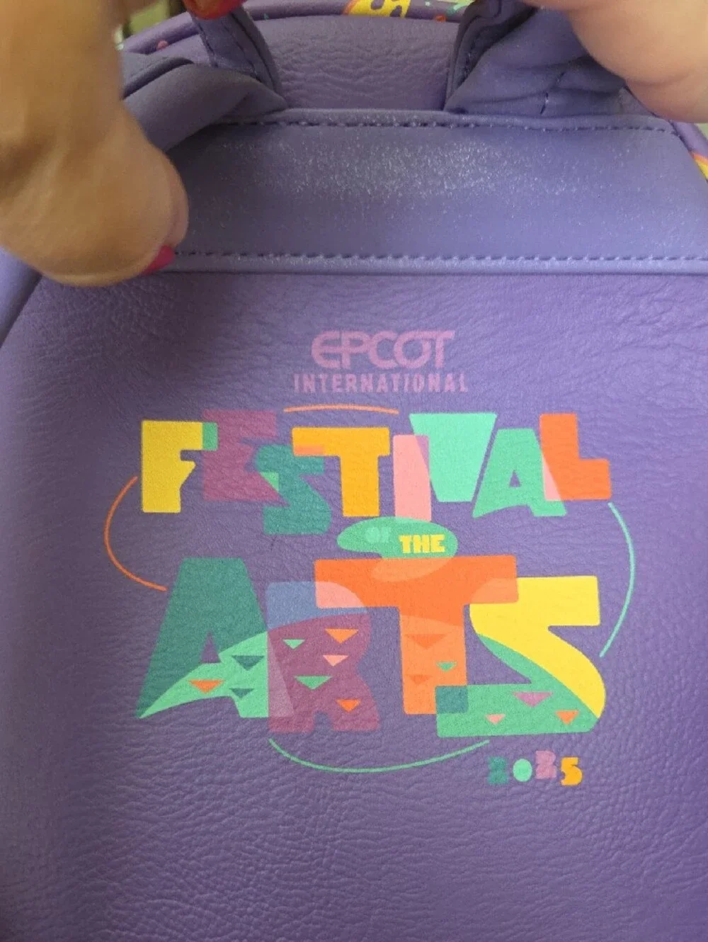 Loungefly Disney Parks Purple Figment  Mini Backpack